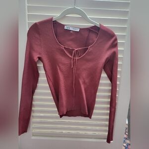 Zara Small Dusty Pink Top